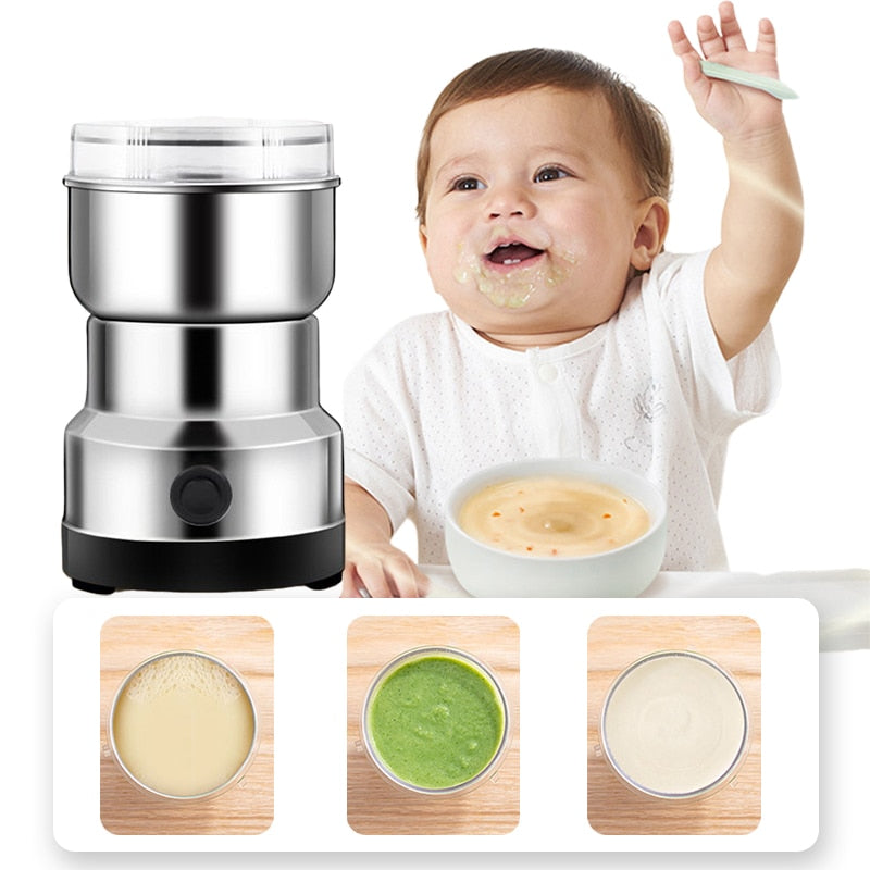 Mini Triturador Elétrico de Grãos e Temperos