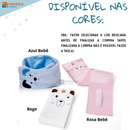 Faixa Térmica Abdominal c/ Ervas Bebês Alivia Cólica Gases Cinta Semente Anti Gases Acalma Baby