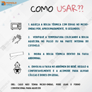 Faixa Térmica Abdominal c/ Ervas Bebês Alivia Cólica Gases Cinta Semente Anti Gases Acalma Baby