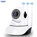 câmera iP robô 3 antenas wifi visão noturna full HD 360º microfone áudio babá eletrônica robozinho sem fio app yoosee