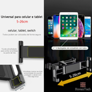 Suporte Veicular Para Celular Banco Traseiro 360 Graus Giratória Suporte De Tablet Dobrável E Extensível