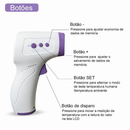 Termômetro De Testa Infravermelha Digital