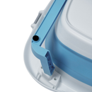 Banheira Bebê Dobrável Infantil Confortável Segura Com Termômetro Portátil Com Almofada De Banho