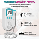 Fetal Doppler Ultrassom Ouvir Batimentos Bebe Gravida + Gel + Pilhas - Envio Rápido