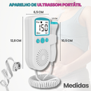 Fetal Doppler Ultrassom Ouvir Batimentos Bebe Gravida + Gel + Pilhas - Envio Rápido