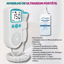 Fetal Doppler Ultrassom Ouvir Batimentos Bebe Gravida + Gel + Pilhas - Envio Rápido